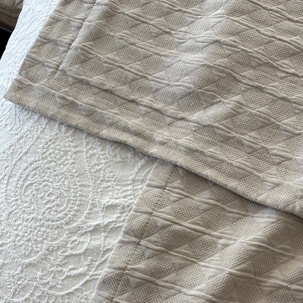 Peacock Alley coverlet and shams - Picture 2 of 6